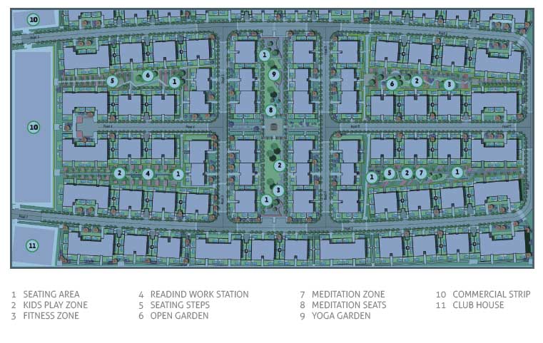 Trio-Gardens-New-Cairo-master-plan