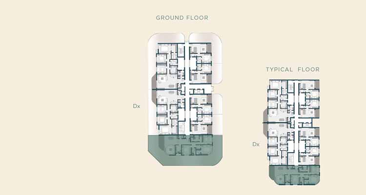 THE VUES BLOOMFIELDS - APARTMENT 75 sqm -شقة 75 متر للبيع في ذا فيوز بلوم فيلدز