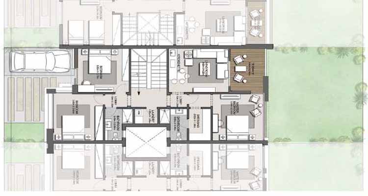 Floor Plan TAWNY - TOWNHOUSE MIDDLE For Sale in Tawny Hyde Park - 6th October