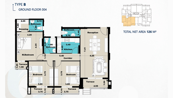 Special Apartment For Sale 126 M At The City Compound New Capital شقة مميزة للبيع 126 متر في كمبوند ذا سيتي العاصمة الادارية.jpg